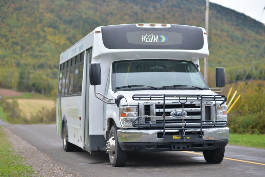 RÉGIM : nouveau service de navettes entre Gaspé et VIA Rail à Campbellton