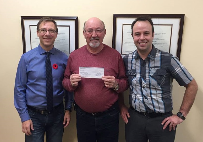 La Fondation du CSSS Rocher-Percé reçoit 10 000 $ de la Grande course de Chandler-Desjardins