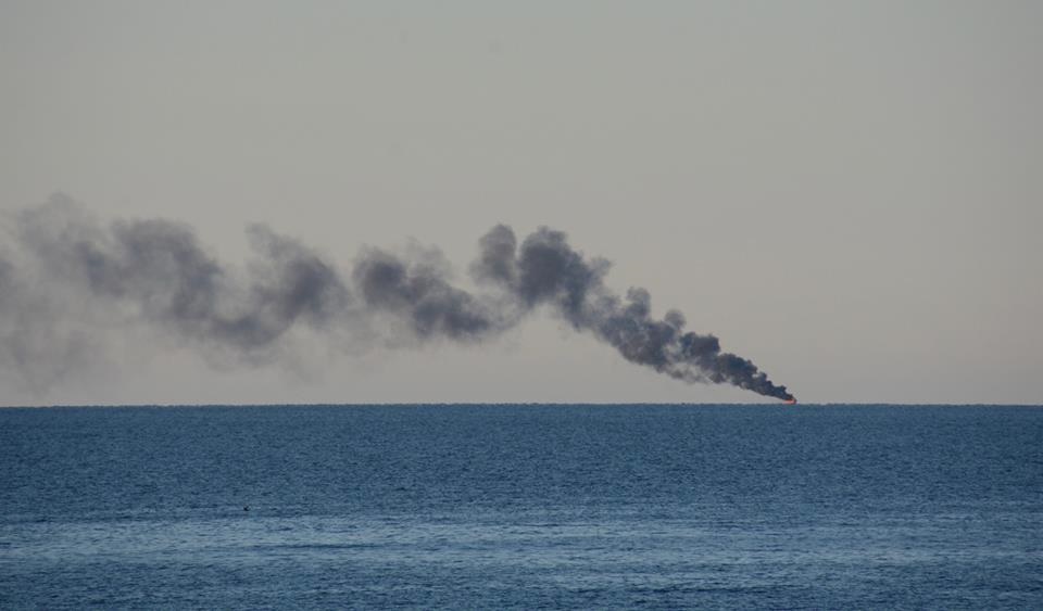 Incendie sur un bateau de pêche au large de Ste-Thérèse